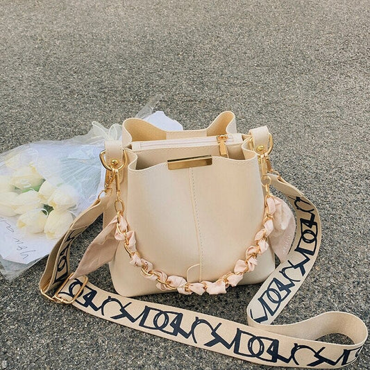 Bolsa de Couro Cachecol Elegance Bolsa feminina Wiio