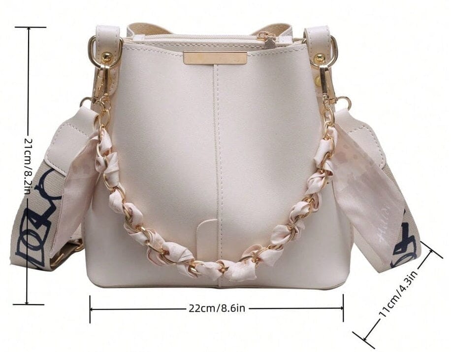 Bolsa de Couro Cachecol Elegance - Oferta Especial Bolsa feminina Wiio, Franco Center 
