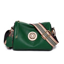 Bolsa de Couro Legitimo Bella Fashion Bolsa feminina Wiio Verde 