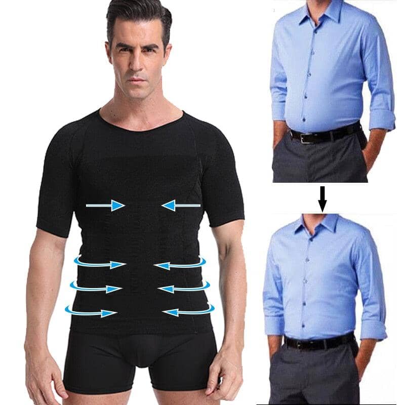 Camiseta Modeladora Masculina de Compressão - Easy Shape Camiseta Modeladora Masculina Franco Center 
