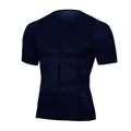 Camiseta Modeladora Masculina de Compressão - Easy Shape Camiseta Modeladora Masculina Franco Center Azul-Marinho P 