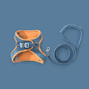 Coleira Peitoral para Gatos Super Confortável - Pet Seguro Coleira para Pet Franco Center Azul Clássico P 