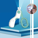 Cortador de unhas PET (Com Luz) - PetSeguro Cortador de unha PET Franco Center Azul com Led 