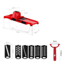 Fatiador Profissional Multifuncional 6 em 1 - O Aliado Perfeito para sua Cozinha Fatiador de Legumes Multifuncional Franco Center 