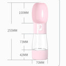 Garrafa de água e ração portátil para Pets - PetFeliz Pet, Cachorro e Gato. Franco Center 