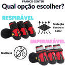 Guardião Pata-Segura • Sapatos impermeáveis para cães protegerem as patas do calor e líquidos indesejados Botas para cachorro e gato. Produto para Pet Franco Center 