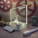 Luminária de Mensagens Criativas - Ilumine com suas Palavras Luminária Franco Center 