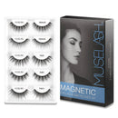 Muselash® 5 Pares de Cílios Magnéticos Reutilizáveis Cílios Franco Center 