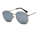Óculos Vintage - Luxo e Personalidade ao seu Look Óculos Franco Center Prata/Cinza 