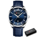 Relógio Quartzo Relógio de braço Franco Center Azul 