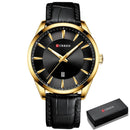 Relógio Quartzo Relógio de braço Franco Center Preto Gold 