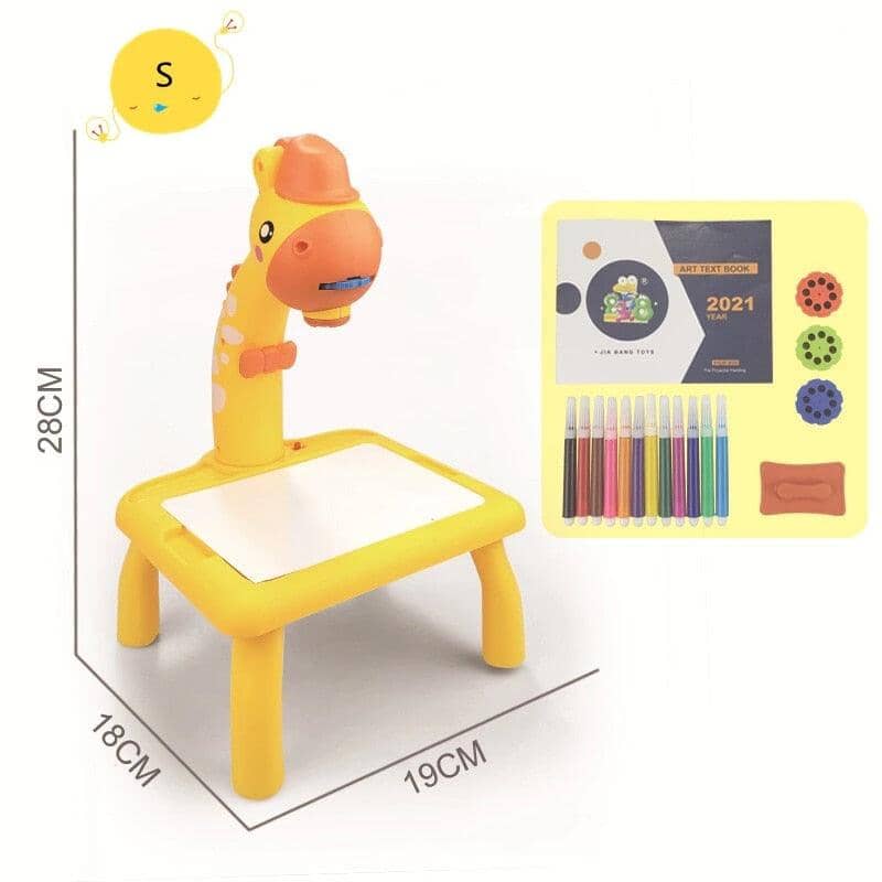 Table Kids™ - Mesa de Desenhos Infantil Brinquedo Infantil Franco Center Girafa 