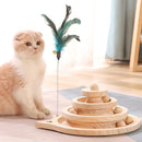 Torre de Diversão para Gatos - Pistas, Disco e Bolas para Horas de Entretenimento! Brinquedo para Pet, Gato, Felinos. Franco Center 